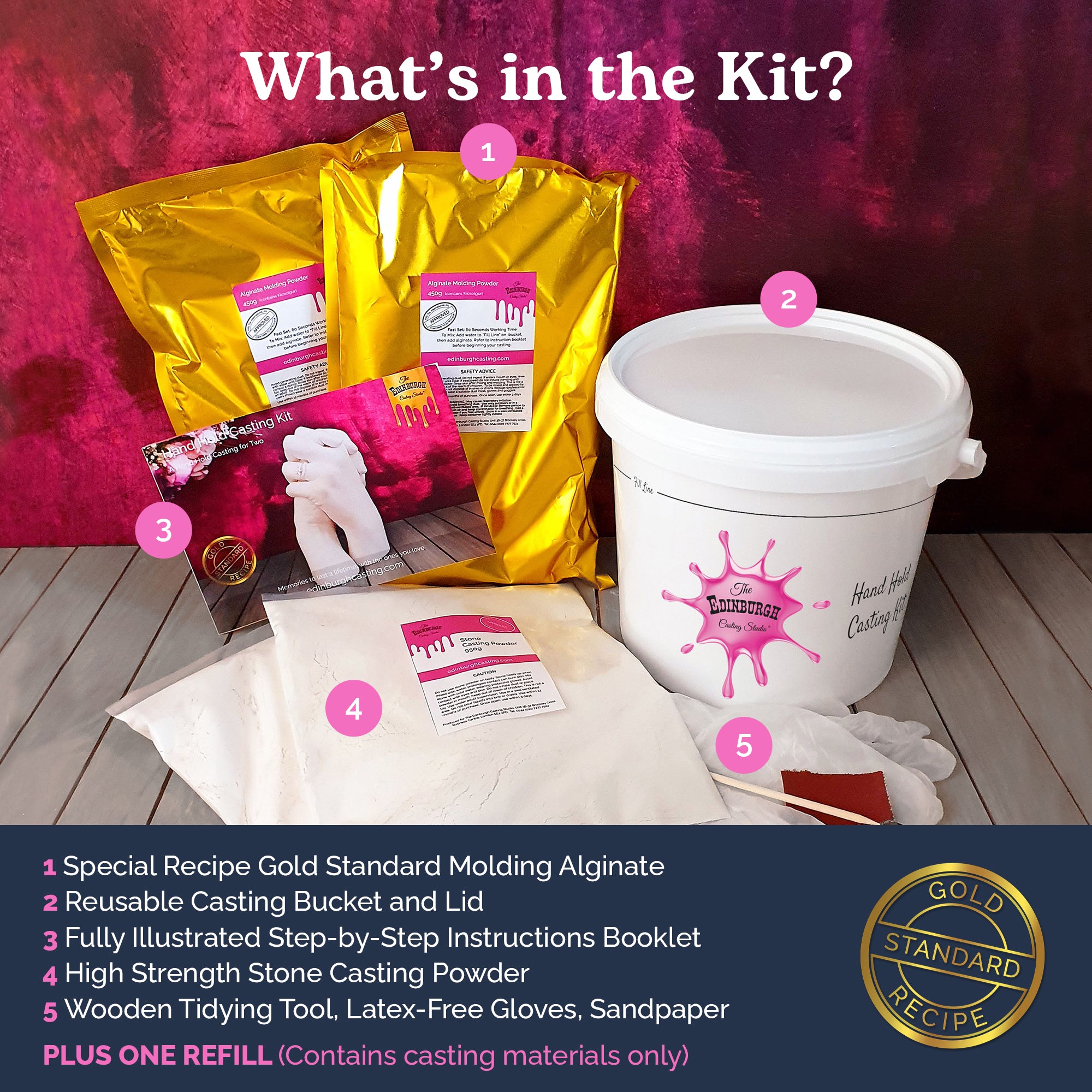 Premium Couple Kit & Refill Bundle: Make 2 Castings