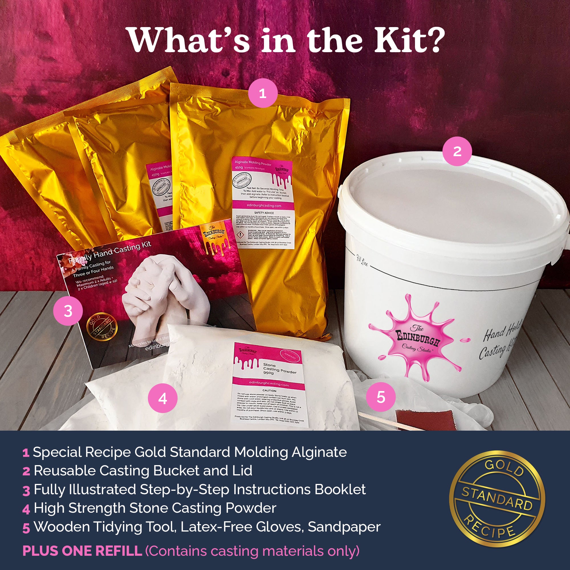 Premium Family Kit & Refill Bundle: Make 2 Castings