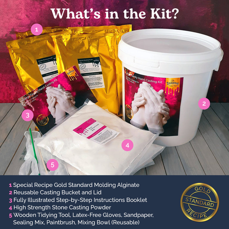 XL Family Hand Casting Kit: For 4-6 Hands