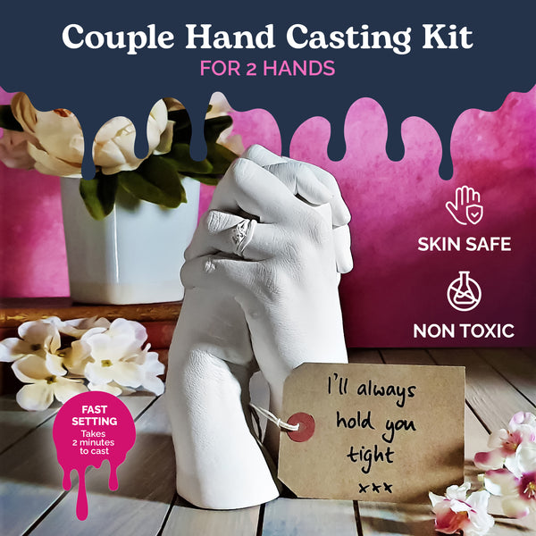Edinburgh Casting Studio Premium Hand Casting Kit for 2 - Gift for  Christmas, Engagement, Wedding, Anniversary, Couples - Buy Online -  363733664